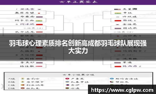 羽毛球心理素质排名创新高成都羽毛球队展现强大实力